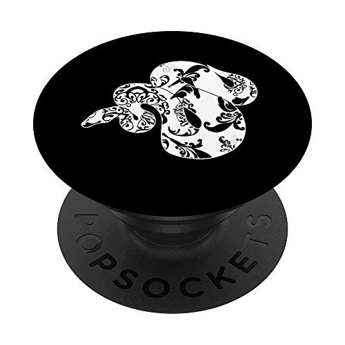 Ball Python Silhouette Cute Snake Lover - PopSockets PopGrip- Swappable Grip for Phones  and  Tablets