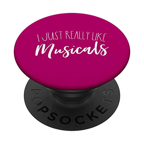 I Just Really Like Musicals Vintage Broadway Fan Theater PopSockets Grip and Stand for Phones and Tablets I Just Really Like Musicals Vintage Broadway Fan Theater PopSockets Grip and Stand for Phones and Tablets