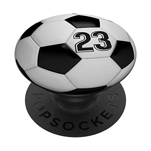 Soccer -23 Football Player Jersey No 23 Phone grips Gift PopSockets Grip and Stand for Phones and Tablets Soccer -23 Football Player Jersey No 23 Phone grips Gift PopSockets Grip and Stand for Phones and Tablets