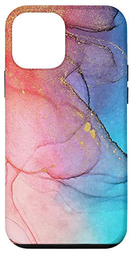 iPhone 12 mini Illustration PRINT Watercolor-Ink-Like colorful Pattern Art Case