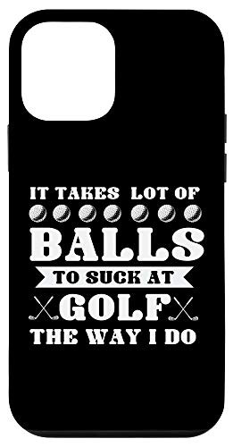 iPhone 12 mini Takes A Lot Of Balls Funny Golf Golfing Sports Golfer Gift Case