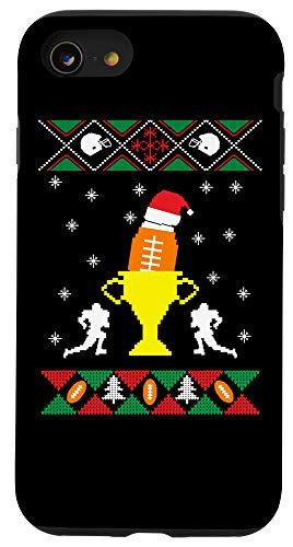 iPhone SE -2020- / 7 / 8 Football Ugly Christmas Sweater Kickoff Football Fan Gift Case