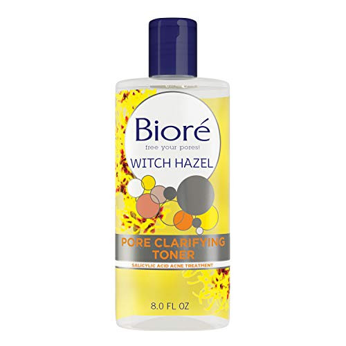 Biore Pore Clarifying Toner with 2 Percent Salicylic Acid for Acne and Balanced Skin Purification, Witch Hazel, 8 Fl Oz Biore Pore Clarifying Toner with 2 Percent Salicylic Acid for Acne and Balanced Skin Purification, Witch Hazel, 8 Fl Oz