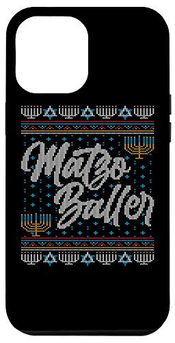 iPhone 12 Pro Max Matzo Baller Matzah Balls Hanukkah Ugly Christmas Sweater Case