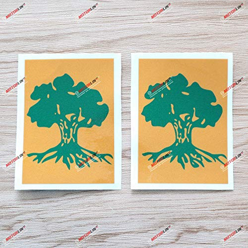 2X Reflective 4 Inches 1st Golani Brigade Tree Infantry Israel Army Decal Vinyl Sticker Car Laptop Window