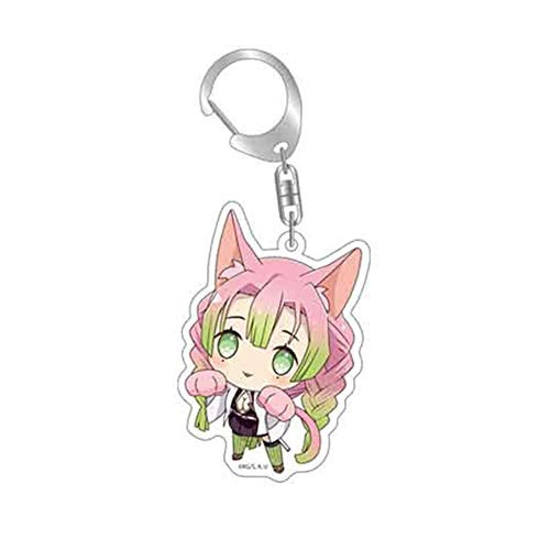 WerNerk Demon Slayer- Kimetsu no Yaiba Keychain Transparent Acrylic Key Chain Collectible Key Ring Bag Accessory Anime Cartoon Pendant Anime Fans Gift-H12-