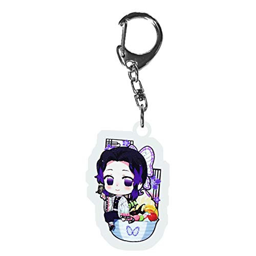 Chef Vinny Demon Slayer- Kimetsu no Yaiba Keyring Keychain, Keychain Gift for Anime Fans, Acrylic Pendant Keyring Anime Collection-Style 08-