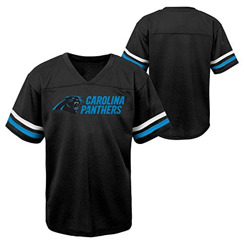 Outerstuff NFL Toddlers Short Sleeve Football Team Jersey, Carolina Panthers 4T
