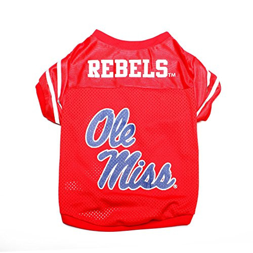 Pet Goods NCAA Mississippi Ole Miss Rebels Collegiate Pet Jersey, Small Pet Goods NCAA Mississippi Ole Miss Rebels Collegiate Pet Jersey, Small