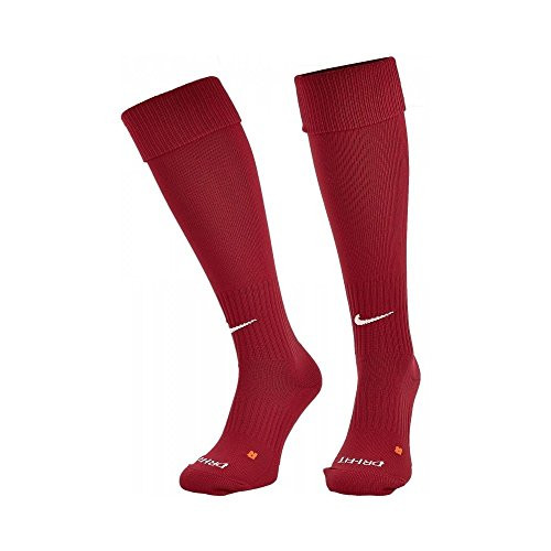 Unisex Nike Classic II Cushion Over-the-Calf Football Sock, Team Red/White, Medium