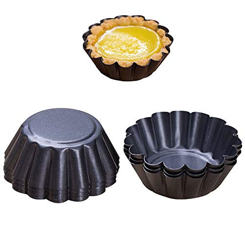 Egg Tart Molds, 6 Pcs Nonstick Tart Pan Round Mini Muffin Tin Muffin Cake Mould Egg Tart Molds, 6 Pcs Nonstick Tart Pan Round Mini Muffin Tin Muffin Cake Mould