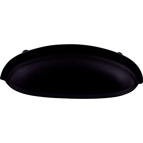Top Knobs M362 Somerset Collection 3" Somerset Cup Pull, Flat Black
