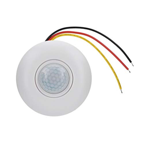 Tosuny 360 Degree Infrared PIR Ceiling Occupancy Motion Sensor Switch with Time Delay for LED Ceiling Light? Suitable for Corridors, Bathrooms, Basements, Warehouses, Garages, etc