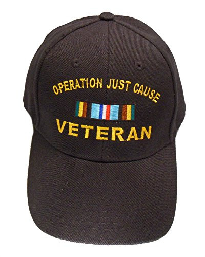 Windcatcher Operation Just Cause -Panama- Veteran Ribbon Baseball Cap - Black