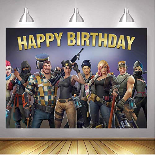 Betta Battle Royale Backdrop for Boys Birthday Game On Theme Party Backdrop Battle Royal Theme Party Photo Background Photography Background for Boys Gamer 7x5ft