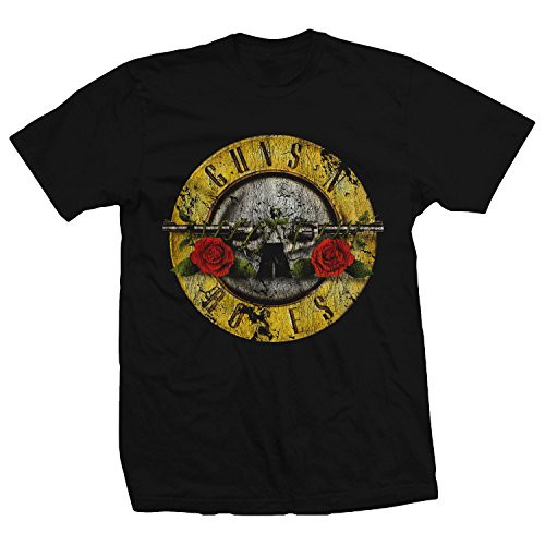 Bravado Guns N Roses Distressed Bullet Lightweight T-Shirt-Small