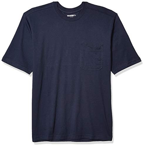 Wolverine Men's Knox Short Sleeve Pocketed Wicking Tee, Navy, X-Large