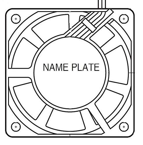 NMB TECHNOLOGIES 2410ML-05W-B70-B00 AXIAL Fan, 60MM, 24VDC, 190mA