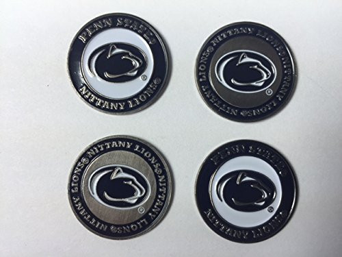 Penn State Nittany Lions Golf Ball Markers 4-Pack Penn State Nittany Lions Golf Ball Markers 4-Pack
