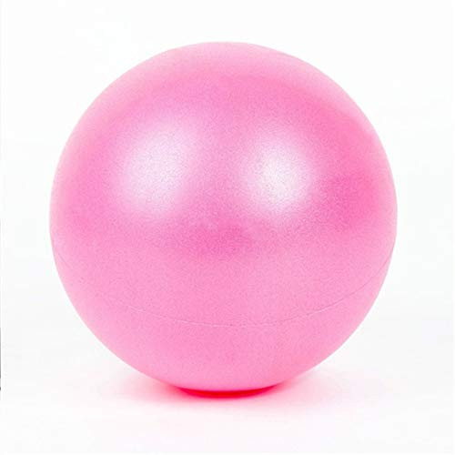 Lucky DuDu 1PC Anti-Pressure Explosion-Proof 25 cm Diameter Yoga Exercise Ball Gymnastics Pilates Yoga Balance Ball Gym Home Training Yoga Ball Medical Equipment -Color - Pink-