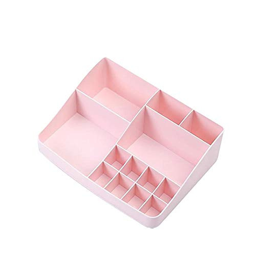Mackur Desktop Makeup Organizer Drawers, Cosmetics Storage Box Division Office Desk Organiser Desktop Stationery Storage Box Makeup Organiser