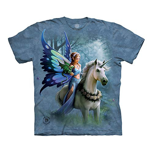 The Mountain Realm Of Enchantments Adult T-Shirt, Blue, 3XL The Mountain Realm Of Enchantments Adult T-Shirt, Blue, 3XL