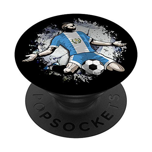 Guatemala Soccer Guatemalan National Flag Football Lovers PopSockets PopGrip- Swappable Grip for Phones  and  Tablets