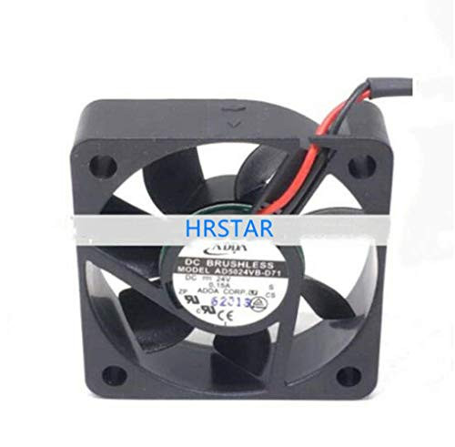 HRSTAR Original New ADDA AD5024XS-D71 5 cm/5015 24V 0.13A Silent Inverter Fan