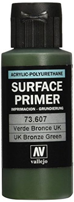 Vallejo UK Bronze Green Primer Acrylic Polyurethane, 60ml