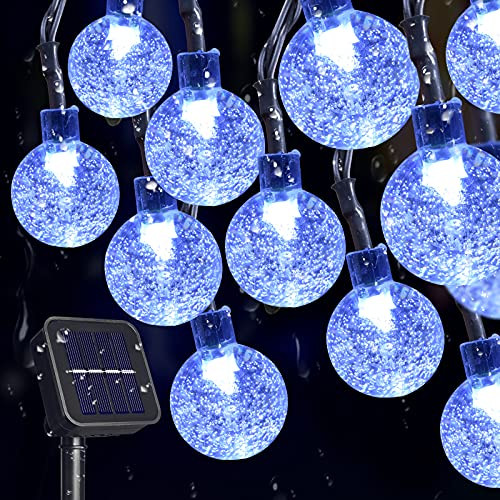 TYNLED Crystal Globe String Lights Outdoor, 60LED 36Ft Waterproof Solar String Fairy Lights Globe Crystal Balls Lighting for Home Garden Yard Patio Christmas Decoration TYNLED Crystal Globe String Lights Outdoor, 60LED 36Ft Waterproof Solar String Fairy Lights Globe Crystal Balls Lighting for Home Garden Yard Patio Christmas Decoration