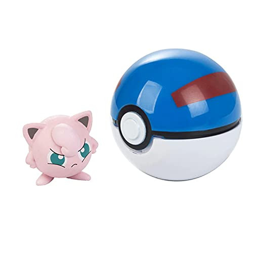 Pikachu Mewtwo Figure  and  Poke Ball - Anime Figures Model Plush Toys Action Figures -Jigglypuff No Box-