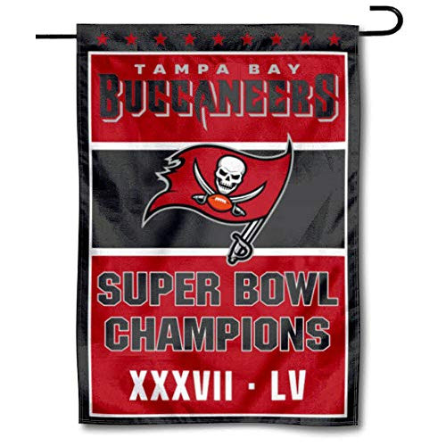 WinCraft Tampa Bay 2 Time Champions Double Sided Garden Banner Flag