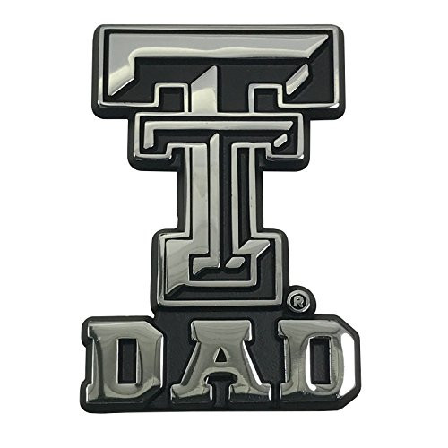 Texas Tech TTU University Red Raiders Metal Auto Emblem - Many Available -Dad-
