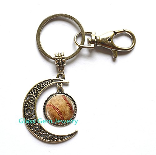 Baseball Sport Jewelry, mens Moon Keychain , Baseball player, Team Mom Baseball Gift, Baseball Fan Gift?Q0100 Baseball Sport Jewelry, mens Moon Keychain , Baseball player, Team Mom Baseball Gift, Baseball Fan Gift?Q0100