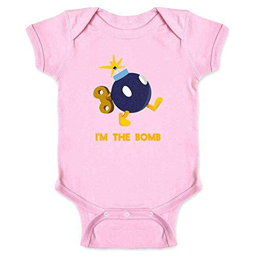 Pop Threads Im The Bomb Funny Gamer Pink 6M Infant Baby Boy Girl Bodysuit