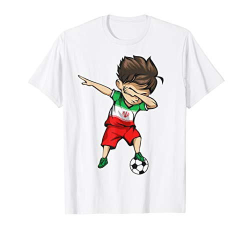 Dabbing Soccer Boy Iran Jersey Shirt - Iranian Football Gift Dabbing Soccer Boy Iran Jersey Shirt - Iranian Football Gift