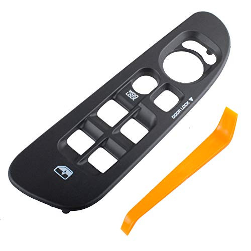 Gekufa Window Switch Bezel for 2002-2010 Dodge Ram 1500 2500 3500 Master Window Switch Panel Bezel Driver Side Replaces # 5HZ71XDVAE, 5HZ71XDVAD, 5HZ71XDHAE, 5HZ71XDHAD, 5HZ71WL5AE