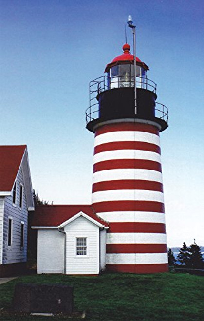 LIGHTHOUSES16 - WEST QUODDY HEAD LIGHT LUBEC, MAINE - - Another Beautiful LIGHTHOUSE POSTCARD from HibiscusExpress LIGHTHOUSES16 - WEST QUODDY HEAD LIGHT LUBEC, MAINE - - Another Beautiful LIGHTHOUSE POSTCARD from HibiscusExpress