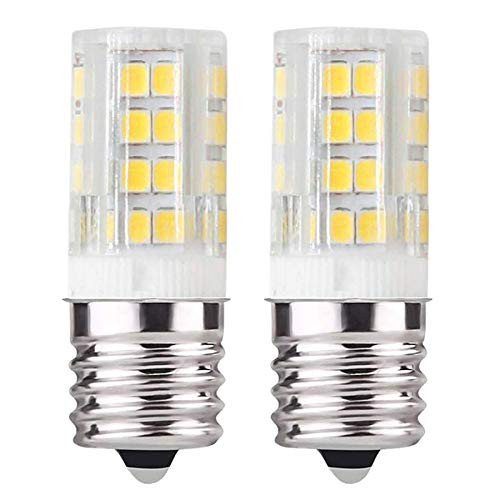 Microwave Oven Appliance E17 LED Bulb, 40W Halogen Bulb Equivalent, Pack of 2 (Daylight White)