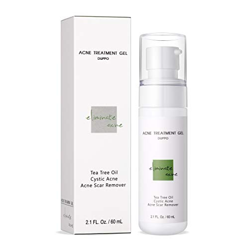 Acne Spot Treatment and Acne Treatment Gel with BHA, Perfect for Cystic Acne Treatment, Pore Minimize, Pimple Treatment Serum for Face, Back, Body -Green 2oz-