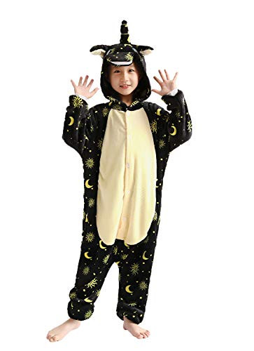 One Piece Kids Animal Costume Unicorn Pajamas Halloweem Costume Sun Moon 115-