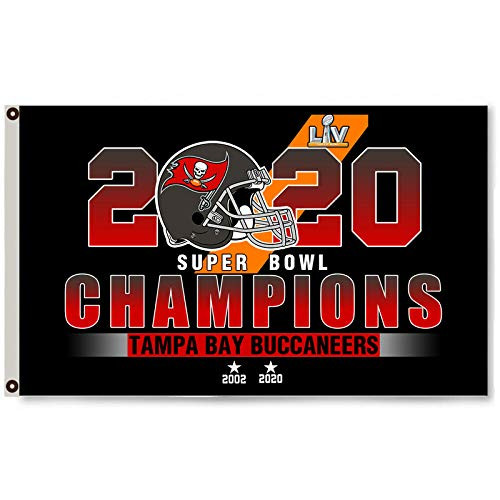 Tampa Bay Football Fans 2020 Super Bowl LV Champions Home Garden Flag Banner 3x5Feet