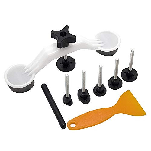 MiOYOOW Paintless Car Dent Repair Tools, Auto Body Dent Removal Kit with Puller Tabs Dent Lifter Auto Dent Puller for Automobile Body Motorcycle Refrigerator
