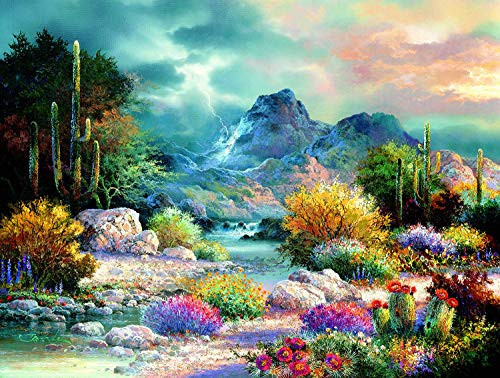 SUNSOUT INC Springtime Valley 300 pc Jigsaw Puzzle