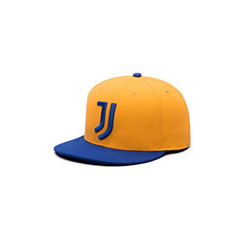 Juventus - Gold  and  Royal Retro Flat Peak Snapback -Fi Collection-