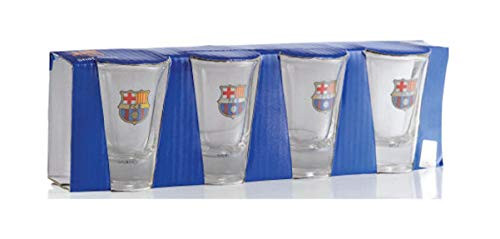 FC Barcelona Shot Glasses - Set of 4 Shot Glasses - Official FCB Product - Great for Any Barca Fan - Features Team Colors and Crest - FC Barcelona Shot Glasses - FC Barcelona Soccer FC Barcelona Shot Glasses - Set of 4 Shot Glasses - Official FCB Product - Great for Any Barca Fan - Features Team Colors and Crest - FC Barcelona Shot Glasses - FC Barcelona Soccer