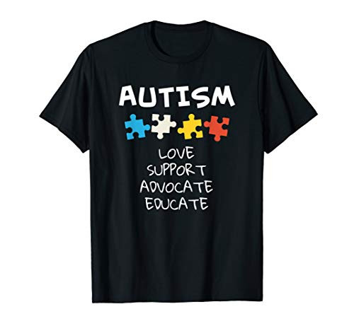 Autism Tshirt- Puzzle Piece Shirt Autism Awareness Support