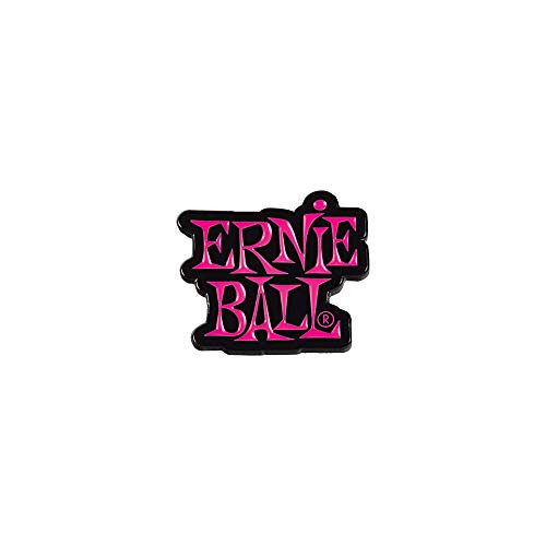 ERNIE BALL PINK STACKED LOGO ENAMEL PIN