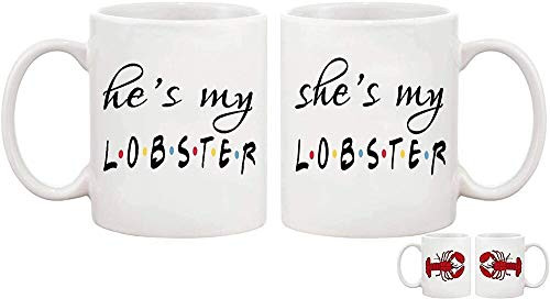 He's My Lobster She's My Lobster Mug Set You're My Lobster Mug Friends Fan Gift Friends Wedding Gift Friends Engagement Gift Mug 11 oz He's My Lobster She's My Lobster Mug Set You're My Lobster Mug Friends Fan Gift Friends Wedding Gift Friends Engagement Gift Mug 11 oz