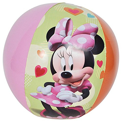 UPD Minnie Bowtique Inflatable Beach Ball, Multicolor, 17.5in -26589MIN- UPD Minnie Bowtique Inflatable Beach Ball, Multicolor, 17.5in -26589MIN-